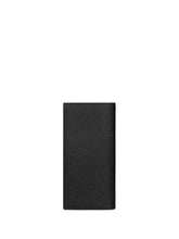 logo-tag leather vertical wallet